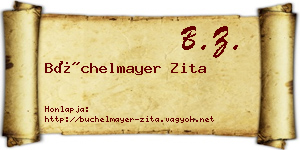 Büchelmayer Zita névjegykártya
